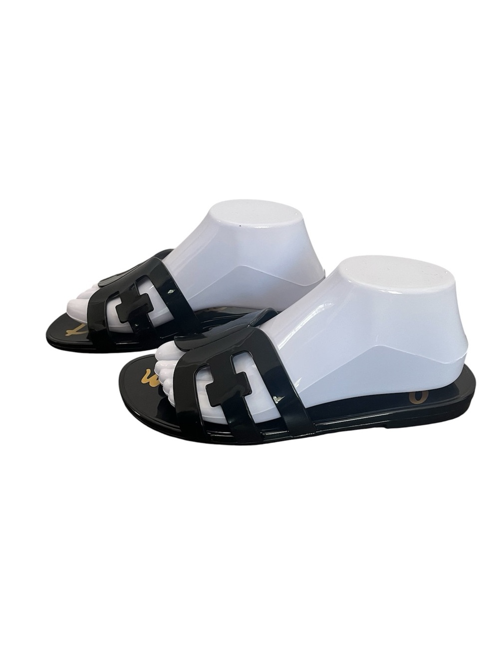 Sam Edelman Black Bay Jelly Slide Sandal Size 8